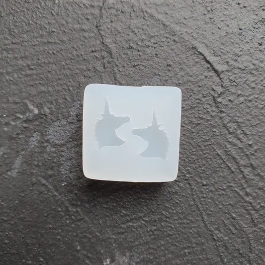 Unicorn Silicone earring mold Jewelry Resin Mini mould for resin and epoxy