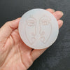 Abstract Woman Face Silicone earrings mold Jewelry Resin mould for resin and epoxy - Luxy Kraft