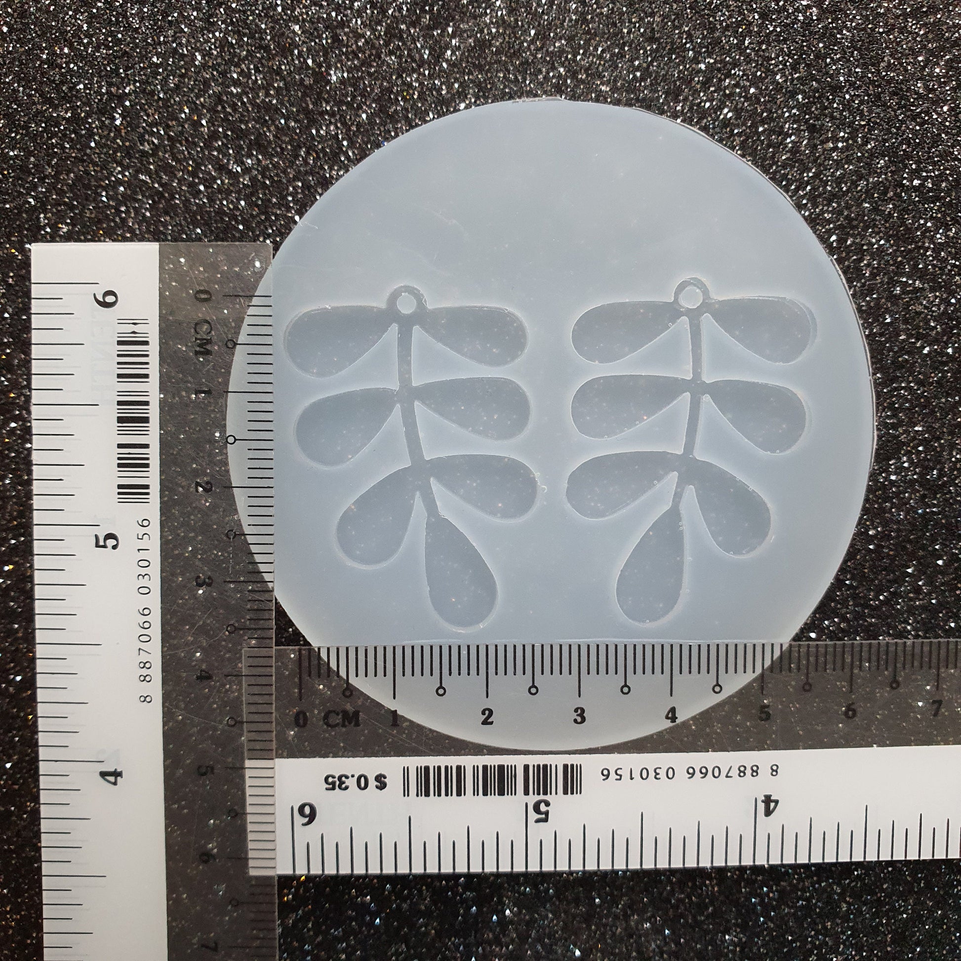 Silicone earring Leaves mold Jewelry Resin mould for resin and epoxy - Luxy Kraft