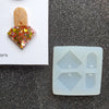 Silicone earring Diamond mold Jewelry Resin mould for resin and epoxy - Luxy Kraft