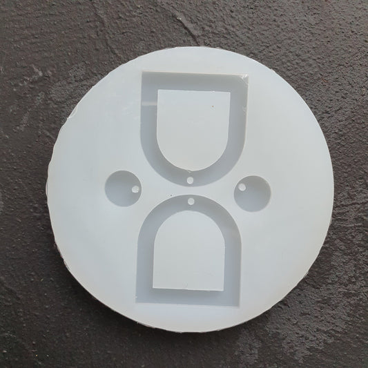 Silicone earring mold Arch Jewelry Resin mould for resin and epoxy - Luxy Kraft