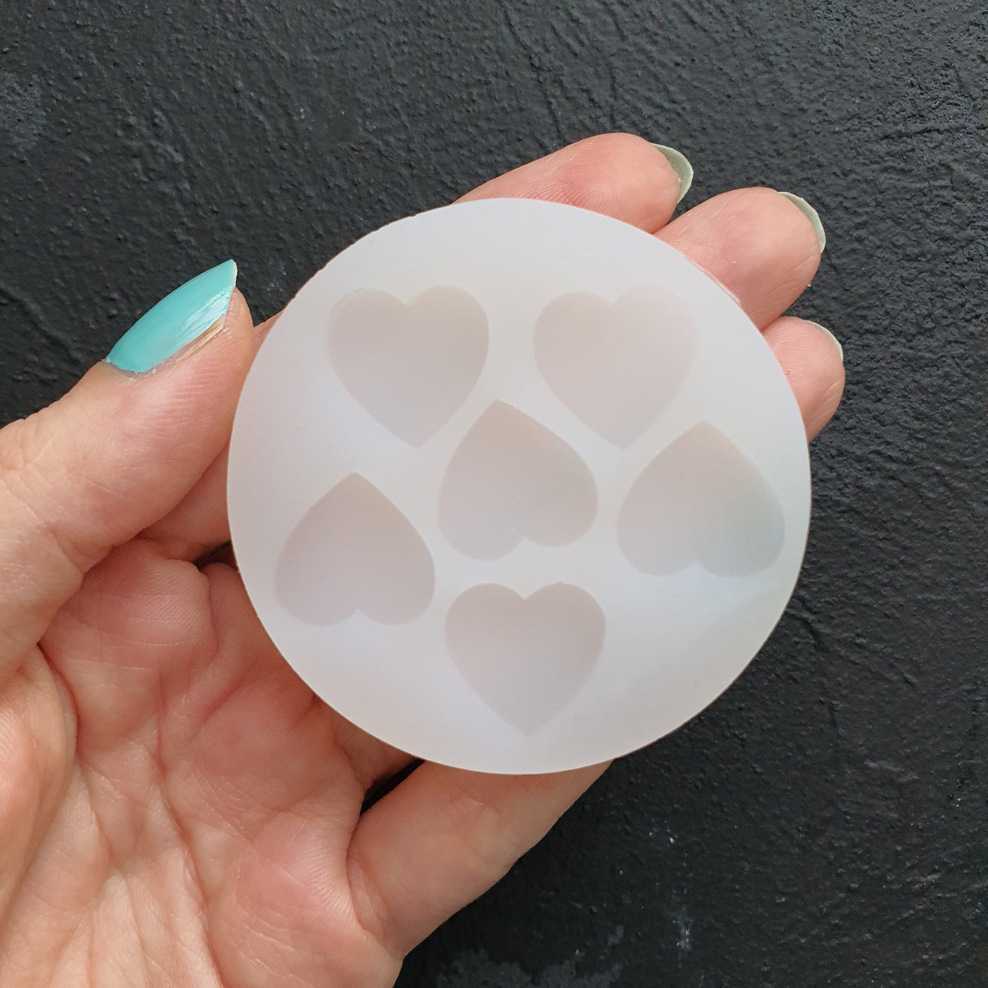 Silicone earring mold Heart Jewelry Resin mould for resin and epoxy - Luxy Kraft
