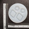 Silicone earring mold "Flower Rhombus" mould for resin and epoxy - Luxy Kraft