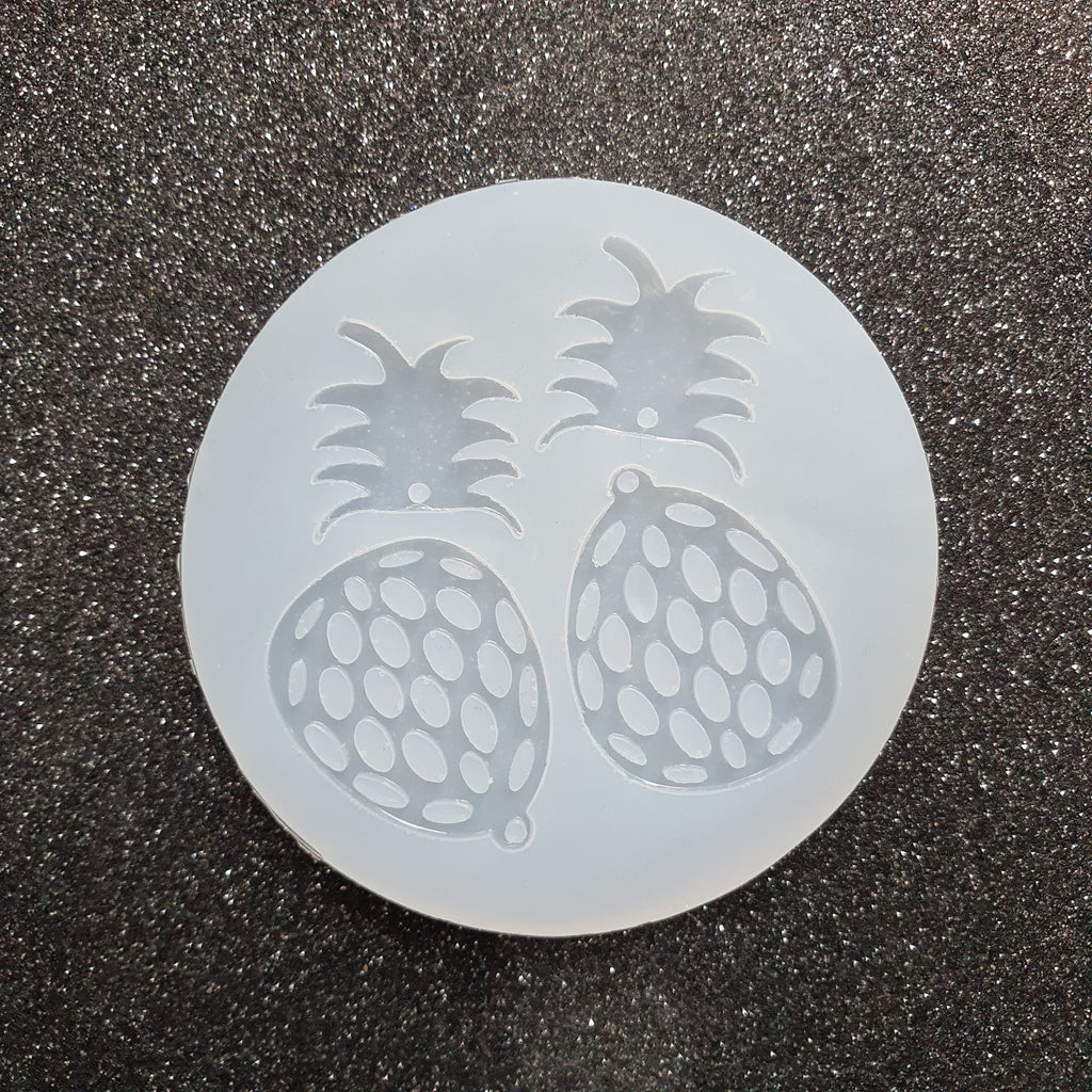 Pineapple Silicone earrings mold for resin and epoxy - Luxy Kraft