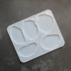 Mold Trinket trays 5 irregular coasters silicone mould for Resin Epoxy Jesmonite - Luxy Kraft