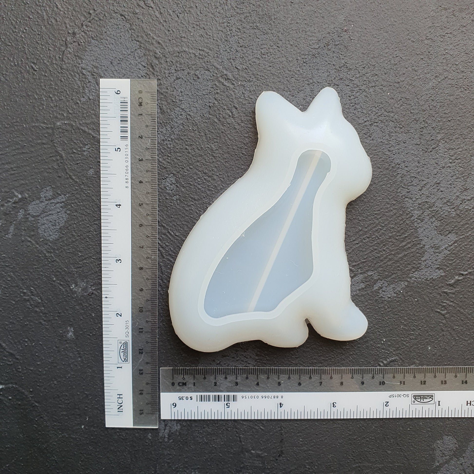 Cat dish silicone mold Resin Epoxy Jesmonite mold - Luxy Kraft