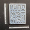 Geometric Earrings silicone mold for resin and epoxy craft - Luxy Kraft