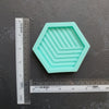 Hexagon Coaster silicone mold for Resin Epoxy Jesmonite craft - Luxy Kraft