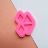 Silicone earrings Triangle Rhombus mold for resin and epoxy - Luxy Kraft