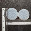 Pair Silicone earrings Monstera Leaves mold Jewelry Resin mould for resin and epoxy - Luxy Kraft