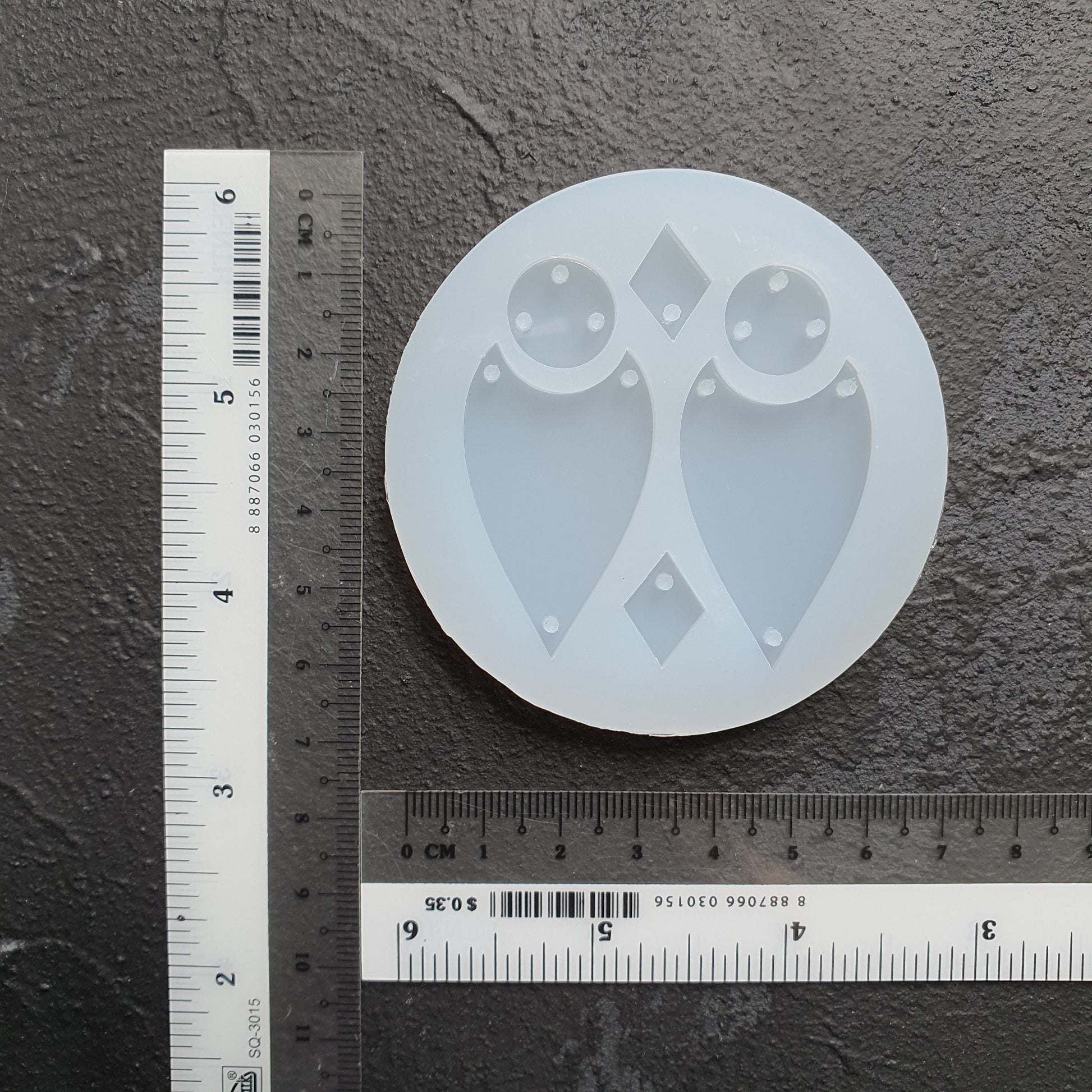 Silicone earring mold Jewelry Resin mould for resin and epoxy