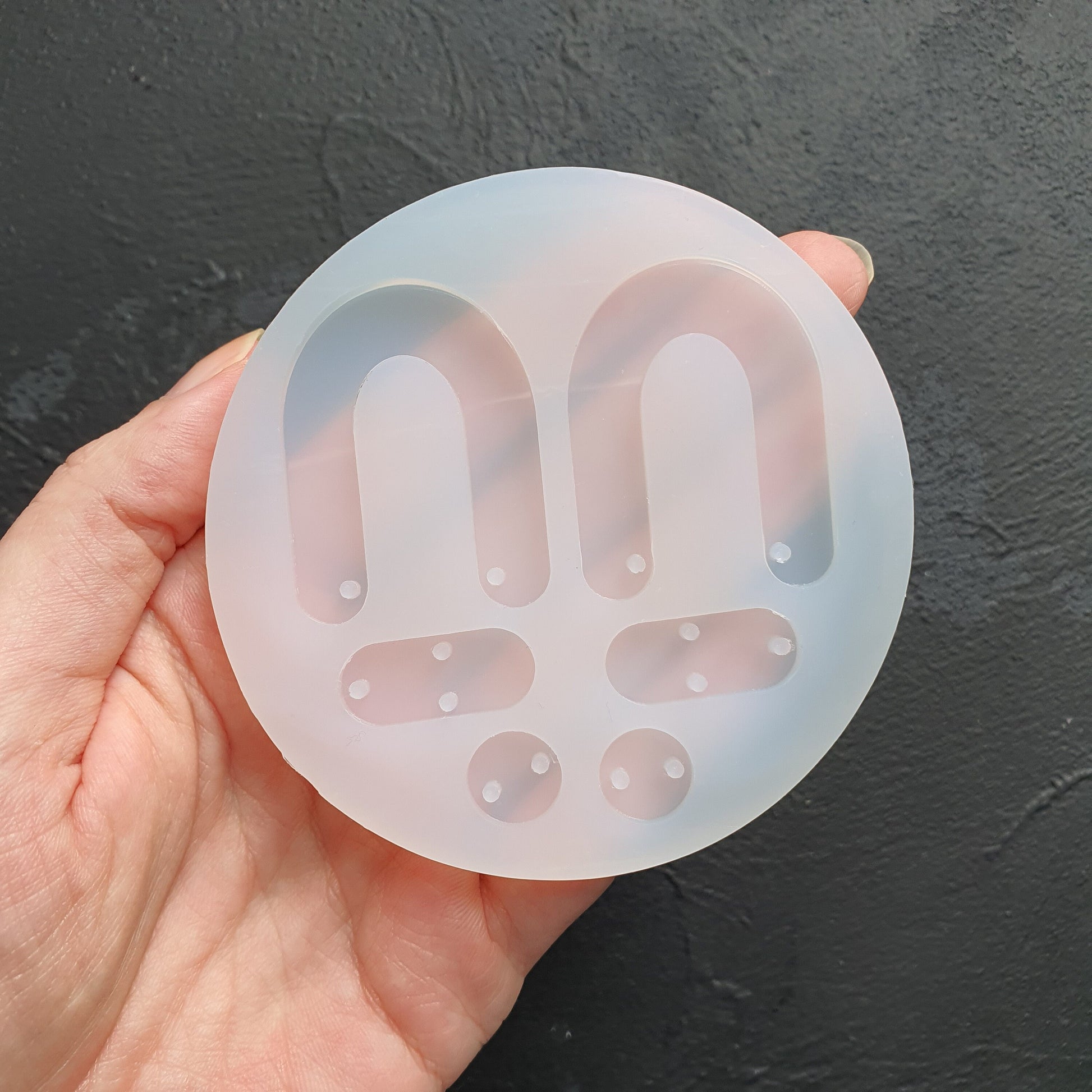 Silicone earring mold Jewelry Resin mould for resin and epoxy