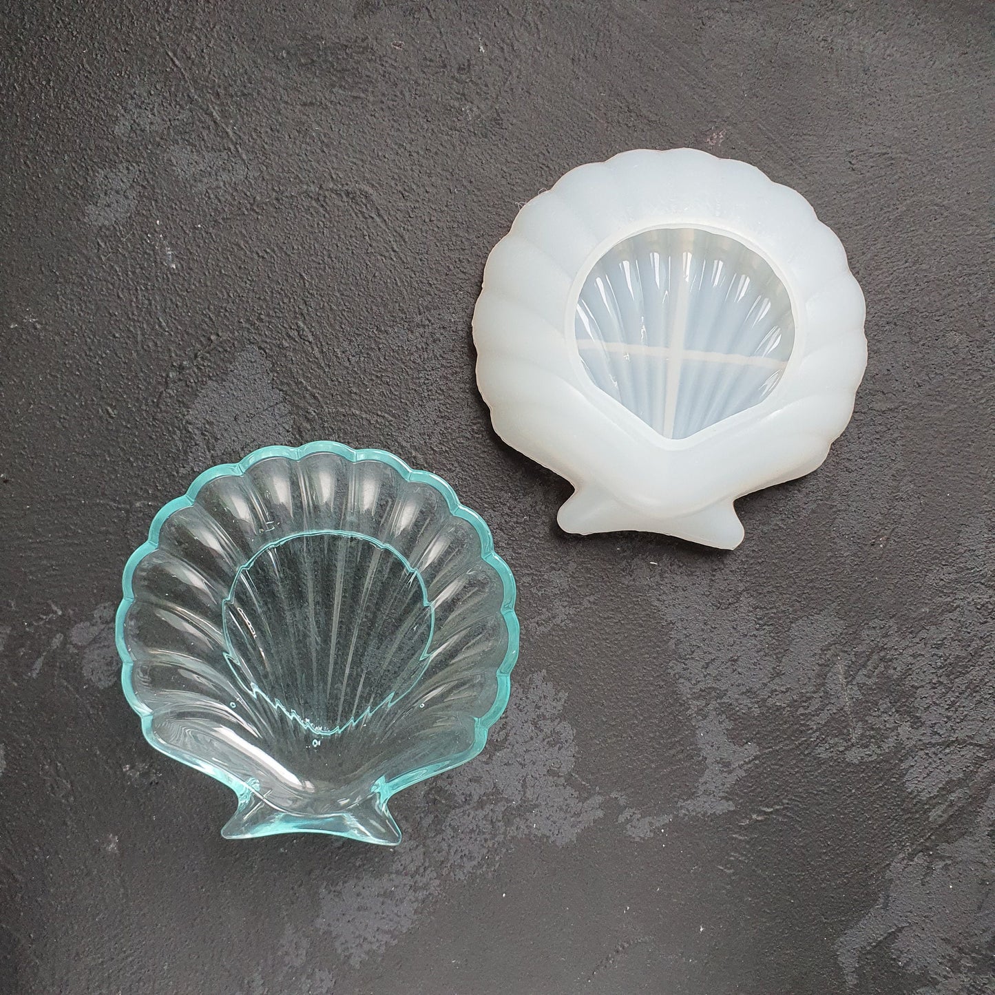Shell mold trinket tray dish plate silicone mold for Resin Epoxy Jesmonite craft - Luxy Kraft