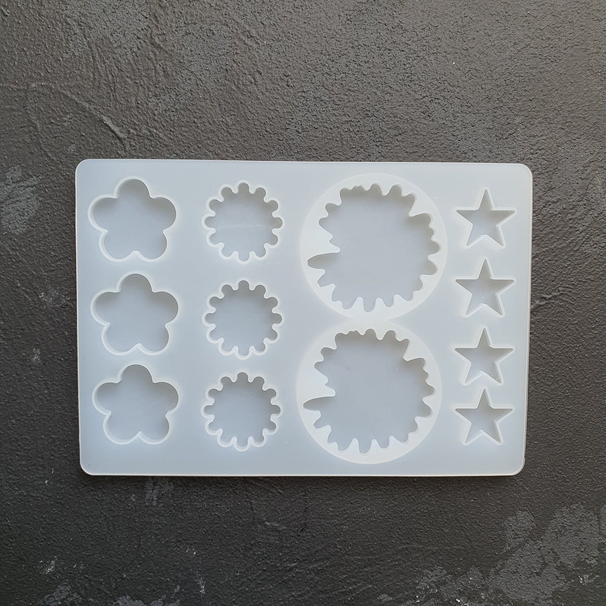 Earrings silicone mold for resin and epoxy craft
