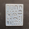 Geometric Earrings silicone mold for resin and epoxy craft - Luxy Kraft