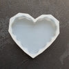Heart Coaster silicone mold for Resin Epoxy Jesmonite 7.5 cm - Luxy Kraft