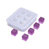 Square Beads Resin silicone mold for resin and epoxy Jewelry mold 12 mm, 16 mm - Luxy Kraft