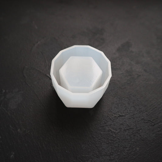 Flower pot mold cup Candle holder silicone mold for Resin Epoxy Jesmonite craft 5.2 cm - Luxy Kraft