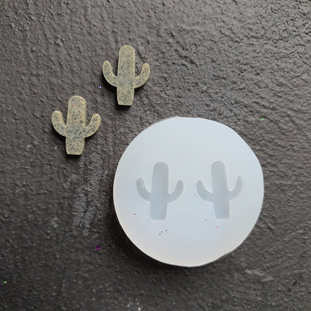 Cactus Silicone earring mold Jewelry Resin mould for resin and epoxy - Luxy Kraft