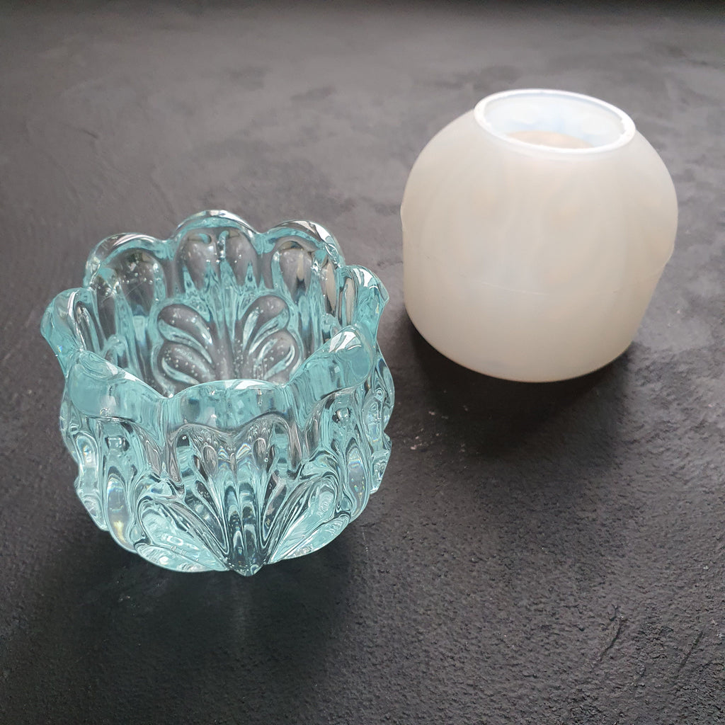 Silicone mold flower pot vase silicone mold for Resin Epoxy craft - Luxy Kraft