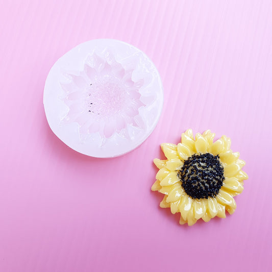 Sunflower Earring mold Silicone earrings mould for resin and epoxy 3.5 cm