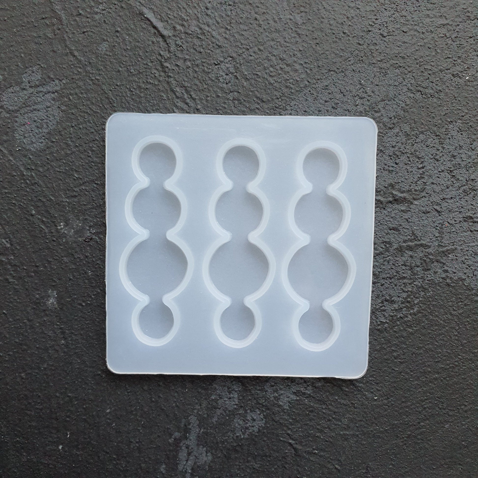 Silicone hair clip mold for resin and epoxy Jewelry resin mould