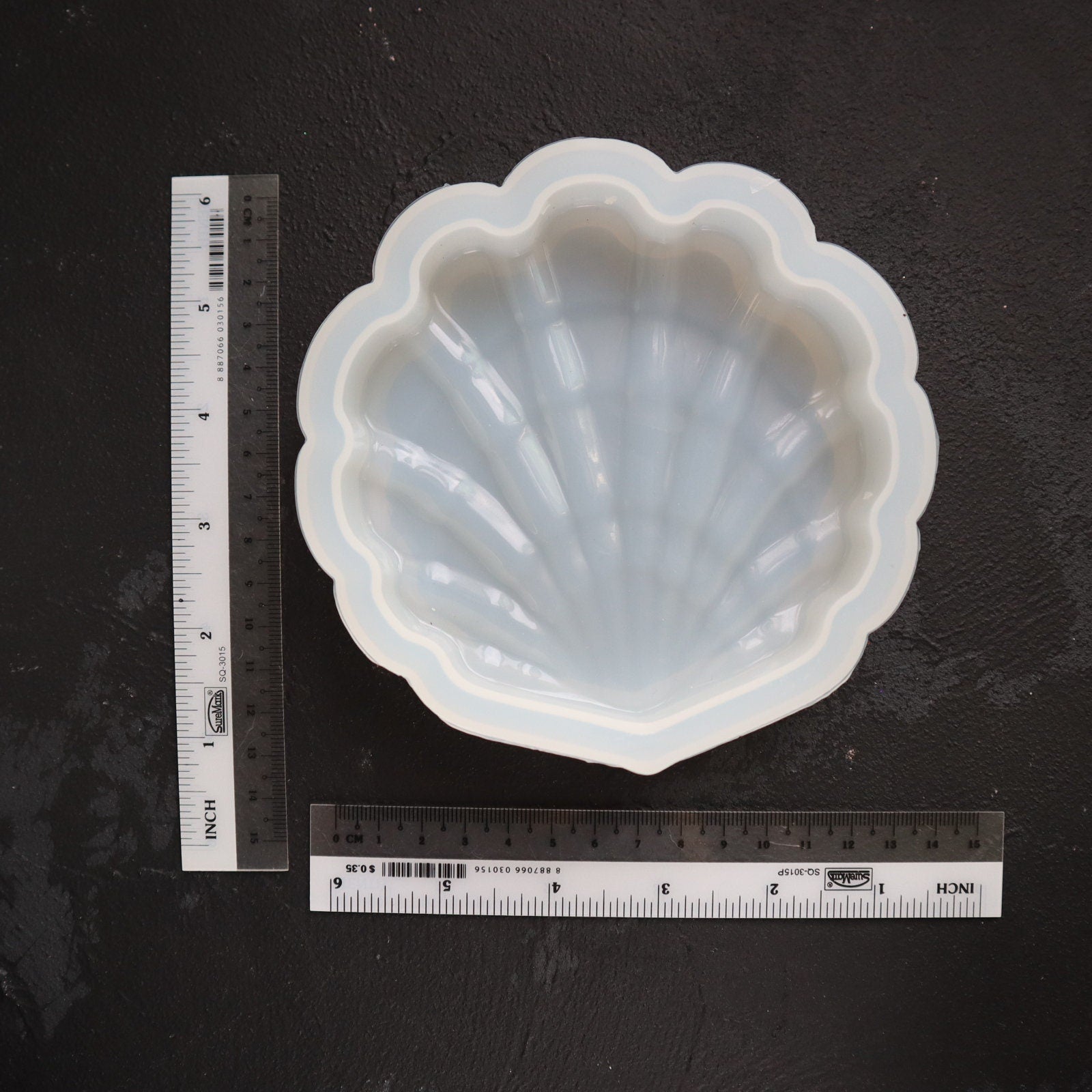 Shell mold storage box trinket tray dish plate silicone mold for Resin Epoxy Jesmonite craft - Luxy Kraft