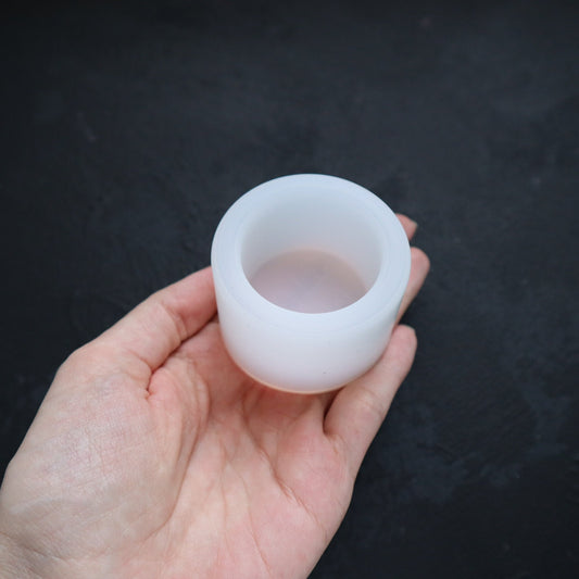 Flower pot mold cup Candle holder silicone mold for Resin Epoxy Jesmonite craft 5 cm - Luxy Kraft