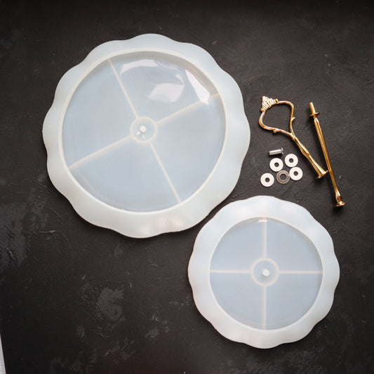 Silicone tray mold for Resin and Epoxy or metal fitting - Luxy Kraft