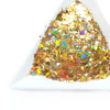 Gold Square holographic Chunky glitter for Resin Epoxy crafts - Luxy Kraft