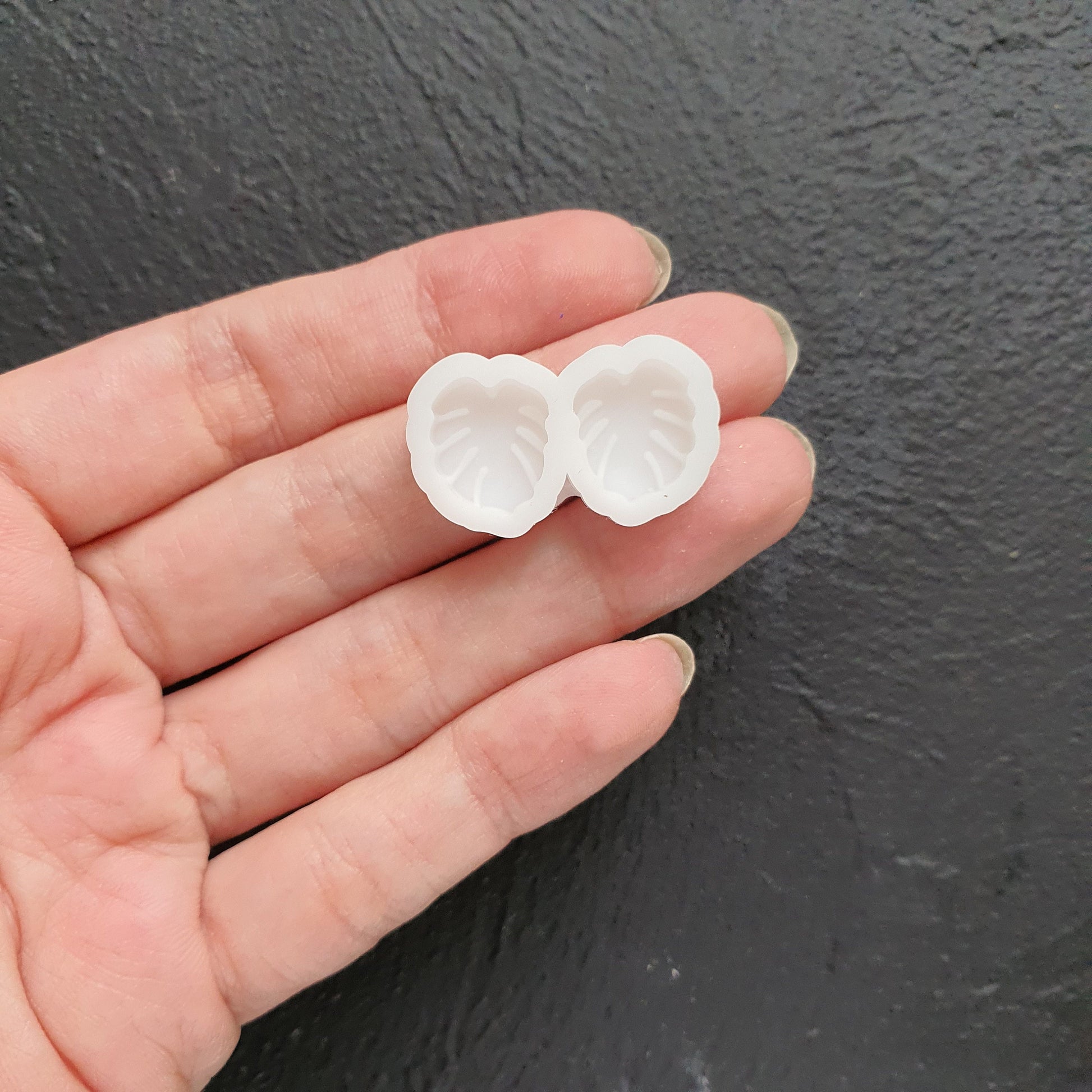 Silicone earrings mold Heart Monstera Flower Diamond Jewelry Resin mould for resin and epoxy - Luxy Kraft