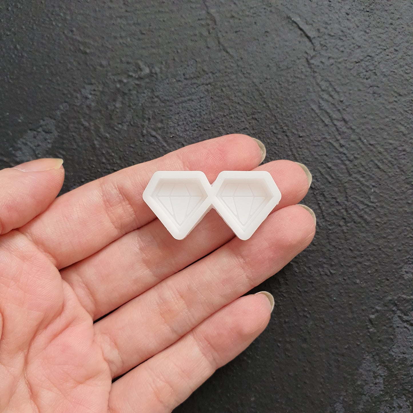 Silicone earrings mold Heart Monstera Flower Diamond Jewelry Resin mould for resin and epoxy