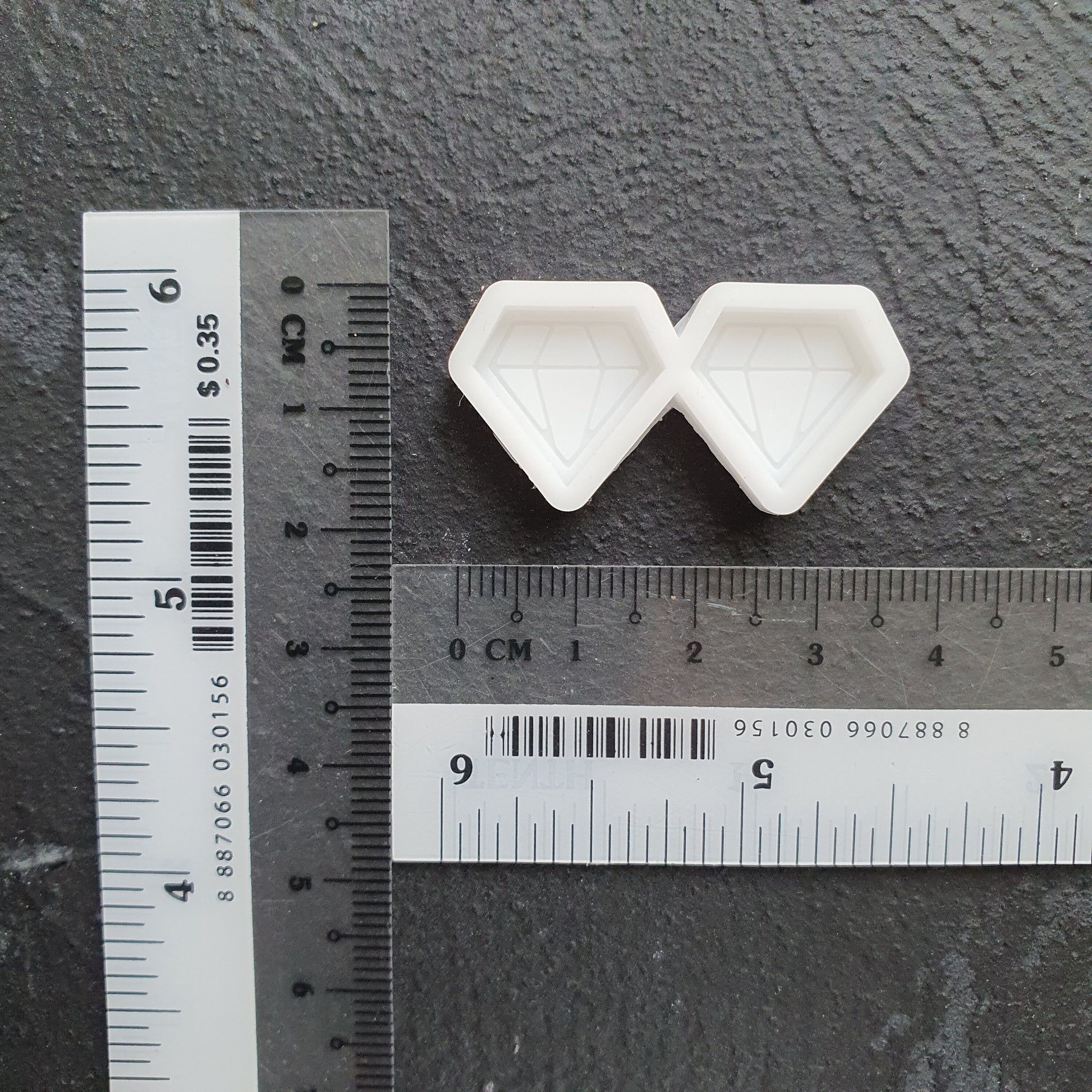 Silicone earrings mold Heart Monstera Flower Diamond Jewelry Resin mould for resin and epoxy