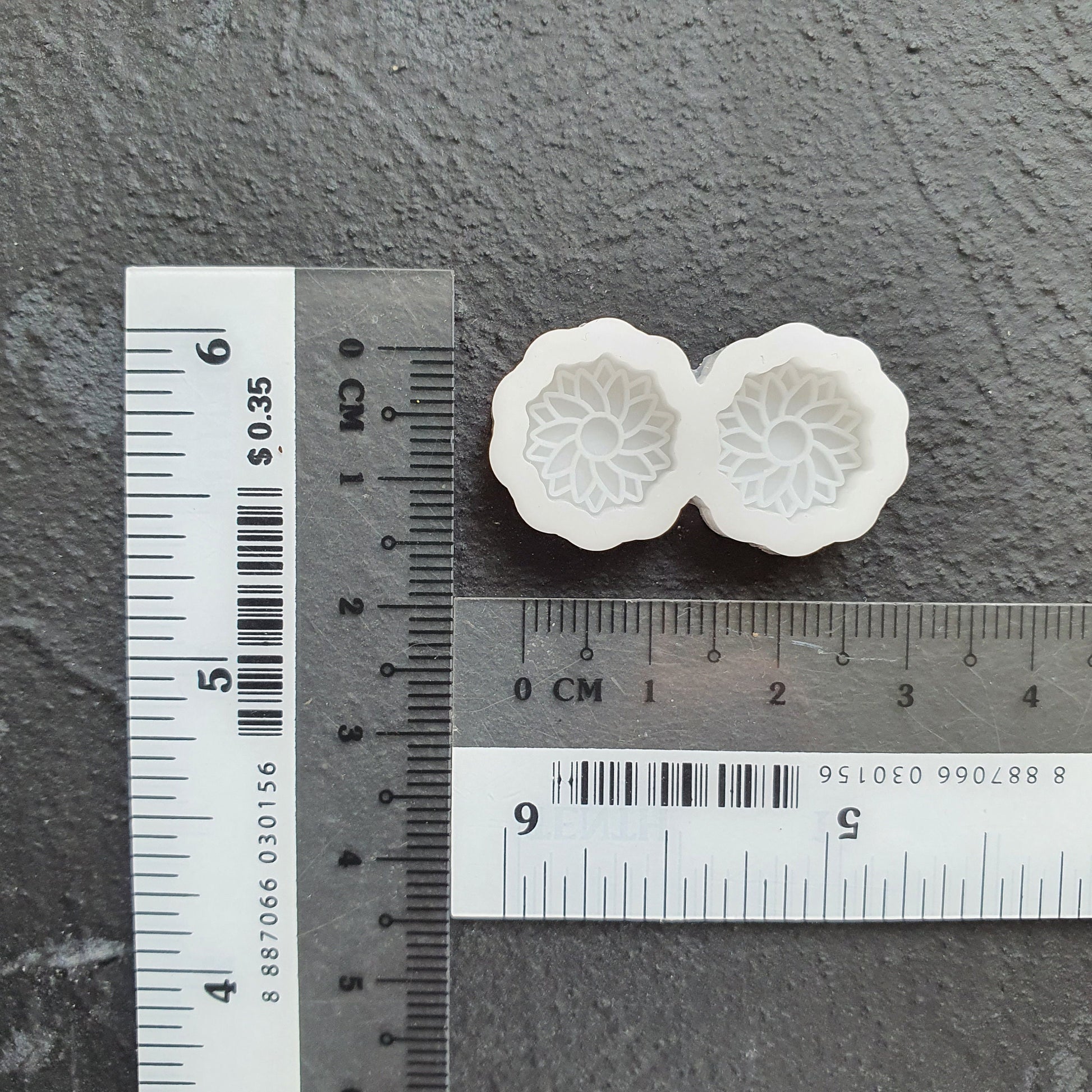 Silicone earrings mold Heart Monstera Flower Diamond Jewelry Resin mould for resin and epoxy - Luxy Kraft