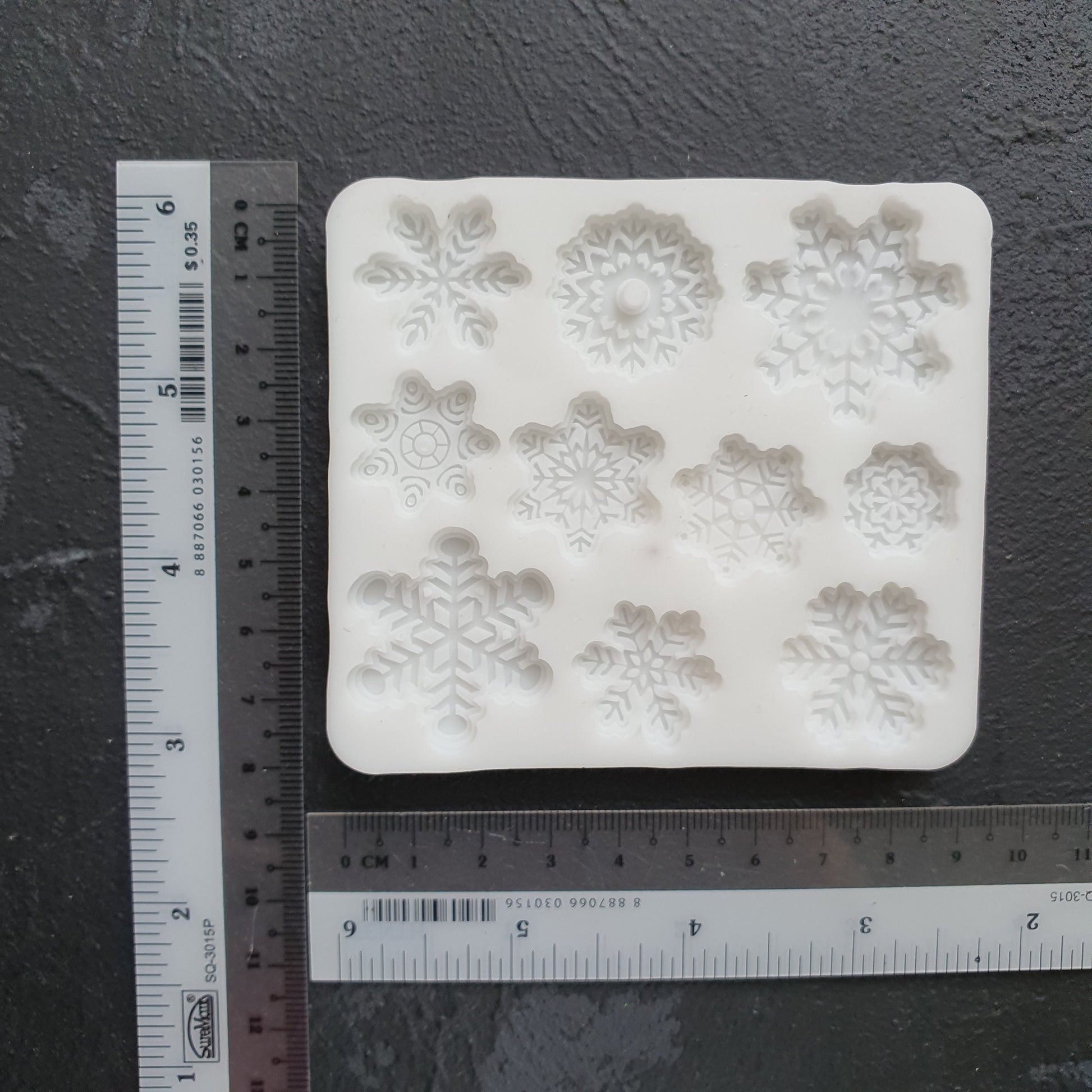 Silicone mold Snowflakes Jewelry Resin mould for resin and epoxy - Luxy Kraft