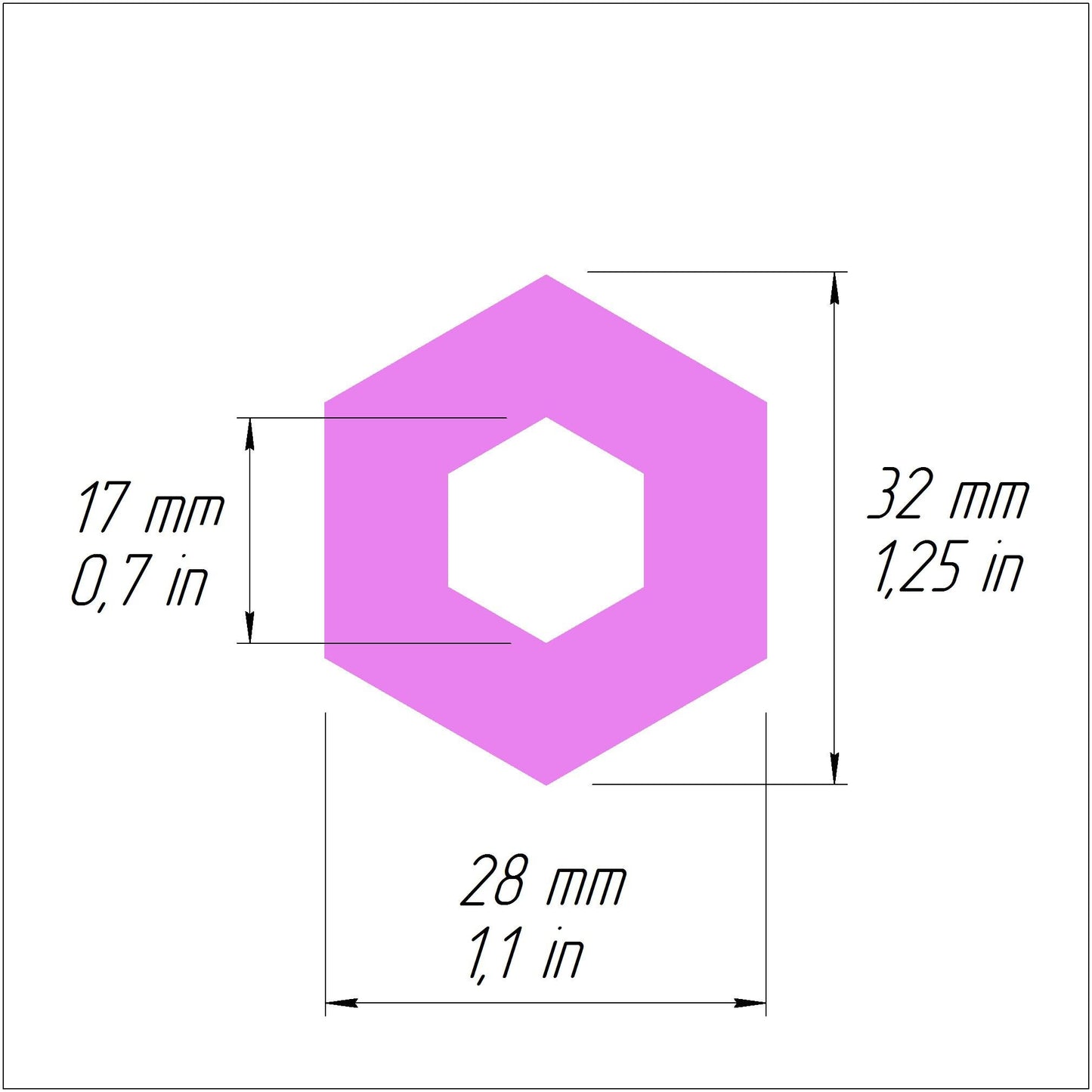 Hexagon Polymer clay 3D cutters Jewelry Earrings Geometry shape cutter