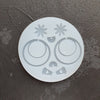 Silicone earrings mold "Circle, Flower, Coffee" for resin and epoxy - Luxy Kraft