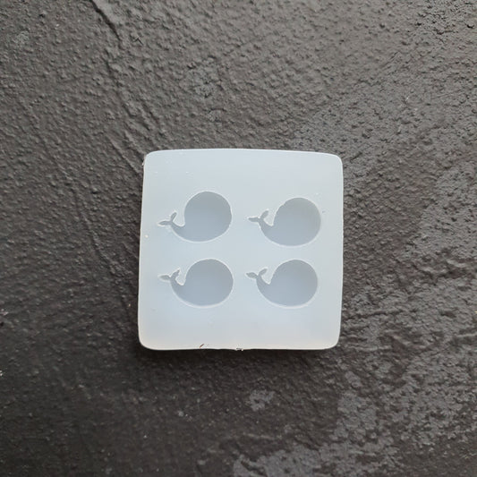 Silicone earrings mold "Dolphin" for resin and epoxy
