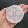Silicone earrings mold "Lips, Heart" for resin and epoxy - Luxy Kraft