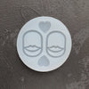 Silicone earrings mold "Lips, Heart" for resin and epoxy - Luxy Kraft