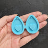 Silicone earrings mold "Heart" for resin and epoxy - Luxy Kraft