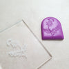 12 pcs set Embossing stamp for polymer clay Floral texture plate Flower debossing stamp Acrylic stamps - Luxy Kraft