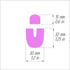 Arch Polymer clay 3D cutters Jewelry Earrings Geometry shape cutter 2 pcs set - Luxy Kraft