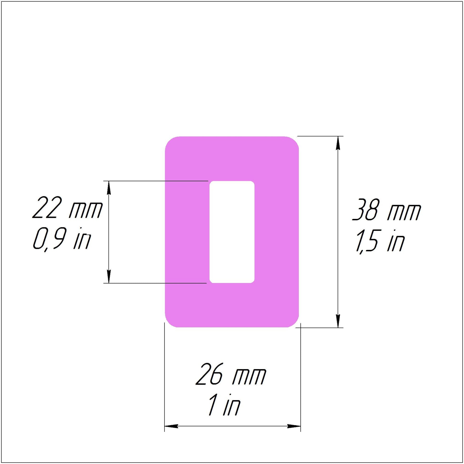 Rectangle Polymer clay 3D cutters Jewelry Earrings Geometry shape cutter