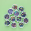 12 pcs set Lilac Sequins Chunky glitter for Resin Epoxy crafts and nail art - Luxy Kraft