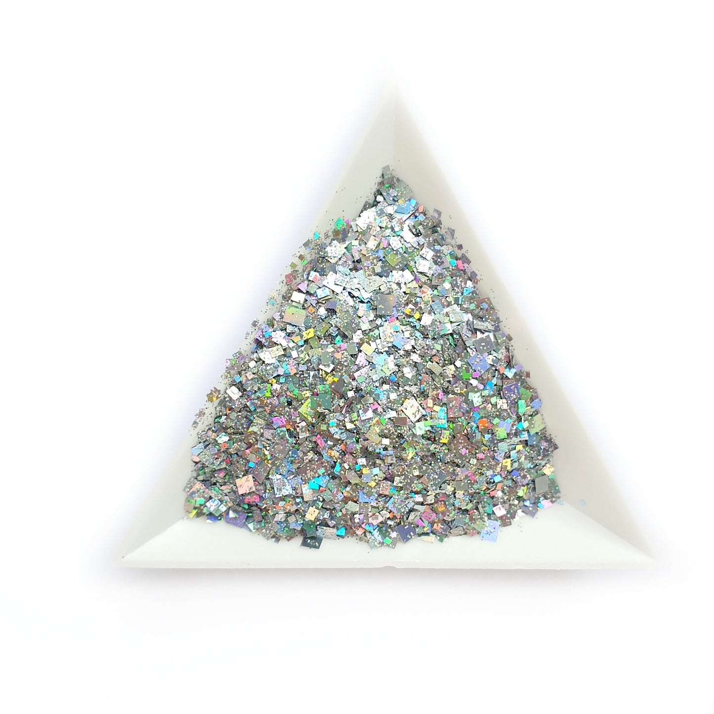 Silver Square holographic Chunky glitter for Resin Epoxy crafts