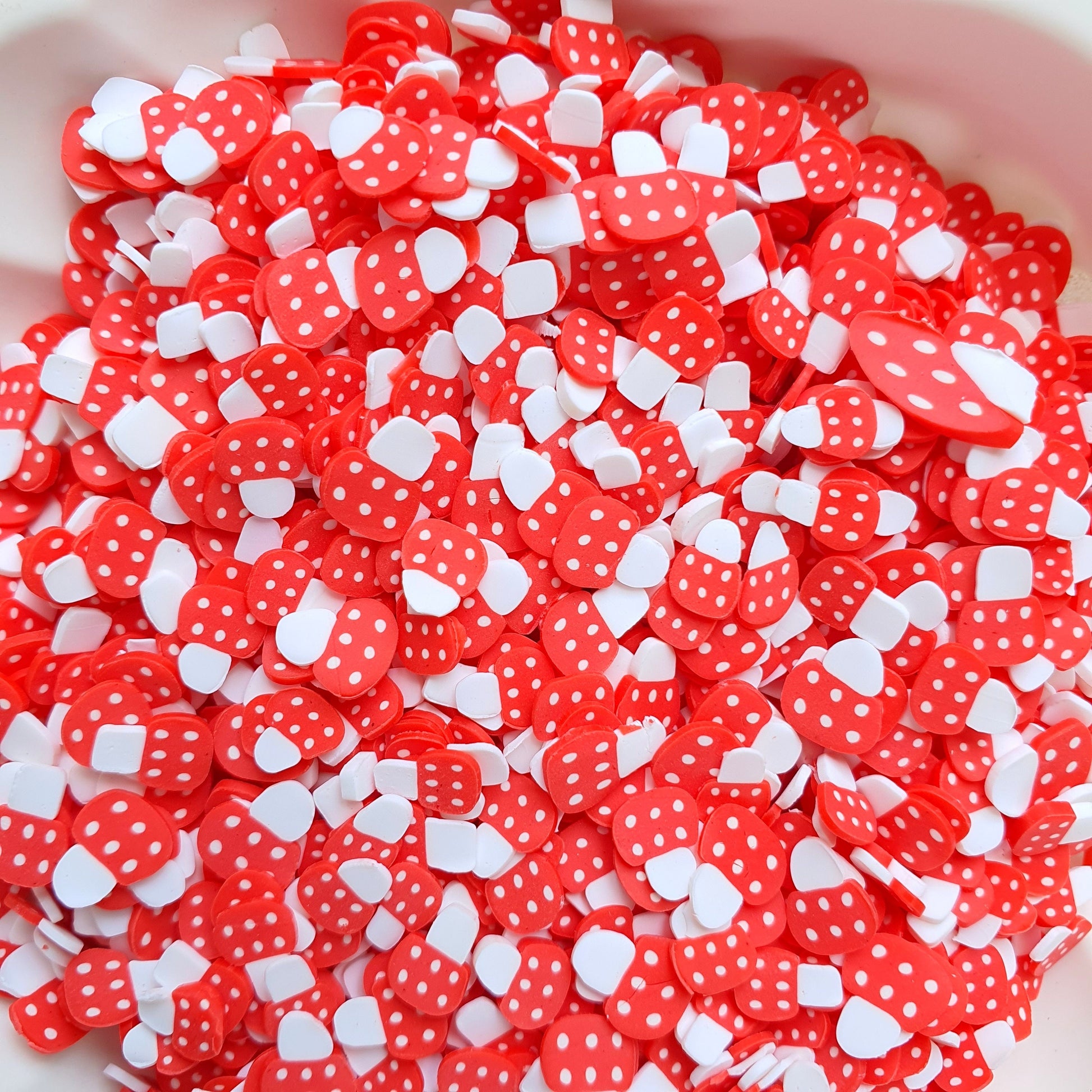 Mushrooms polymer clay shapes for Resin Epoxy crafts for nail design - Luxy Kraft