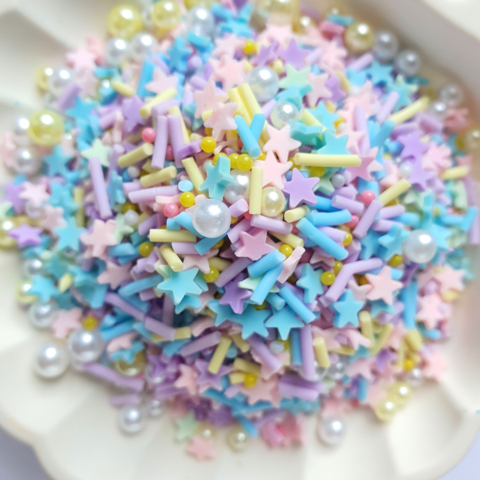 Mini star decor polymer clay shapes for Resin Epoxy crafts for nail design