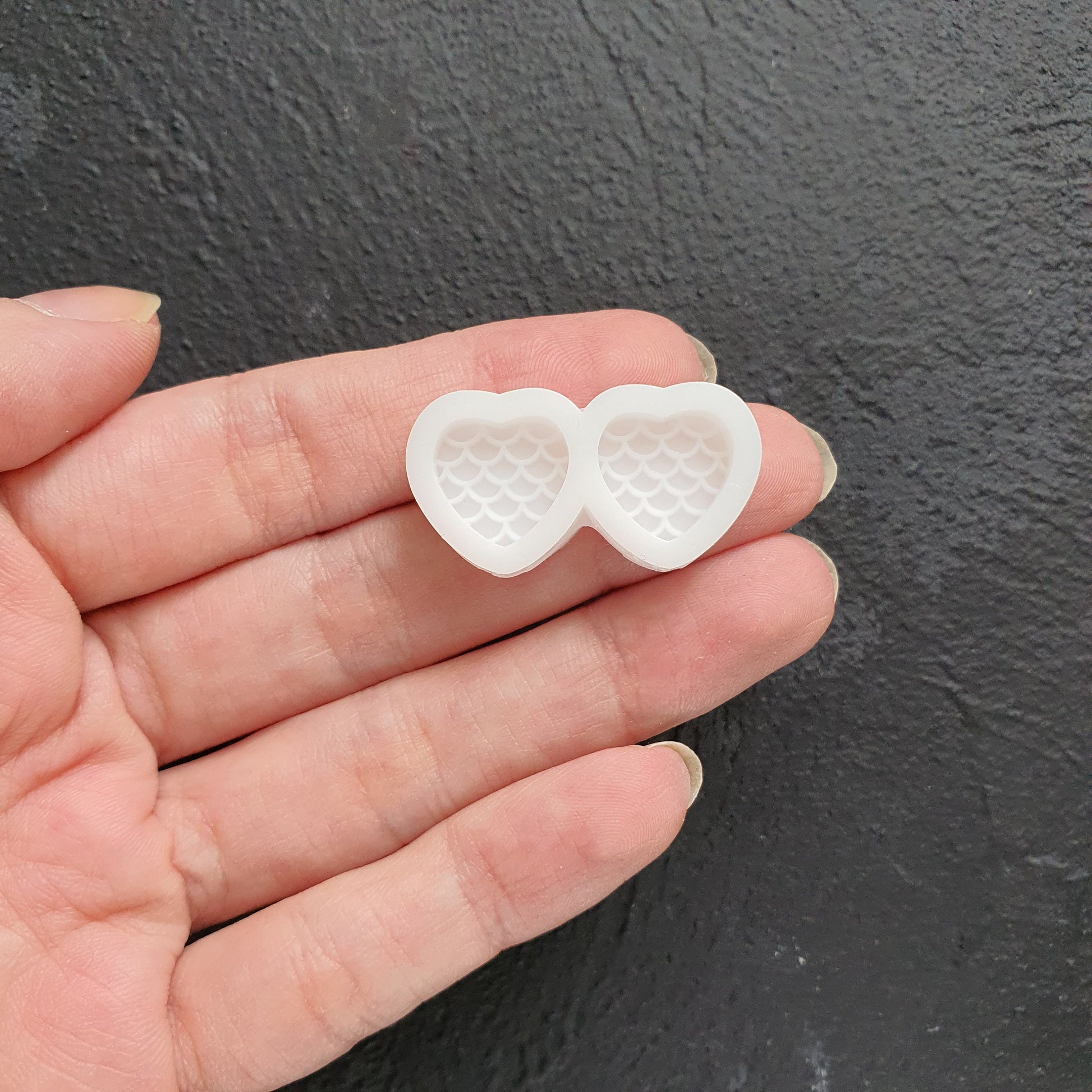 Silicone earrings mold Heart Monstera Flower Diamond Jewelry Resin mould for resin and epoxy - Luxy Kraft