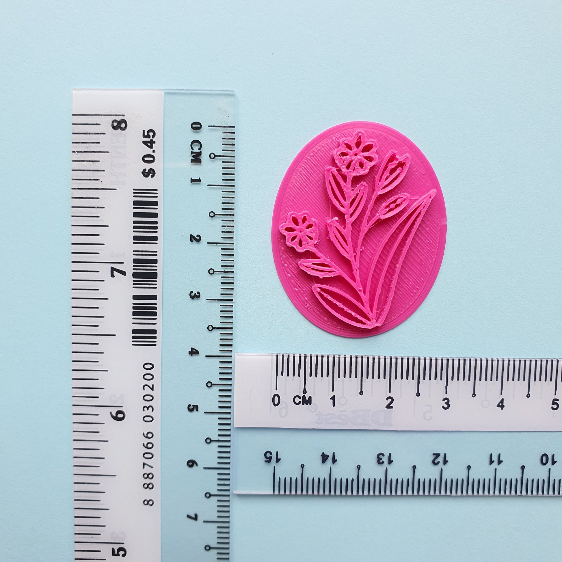 Flowers Earrings Polymer clay 3D Geometry Jewelry shapes stamp embossing - Luxy Kraft